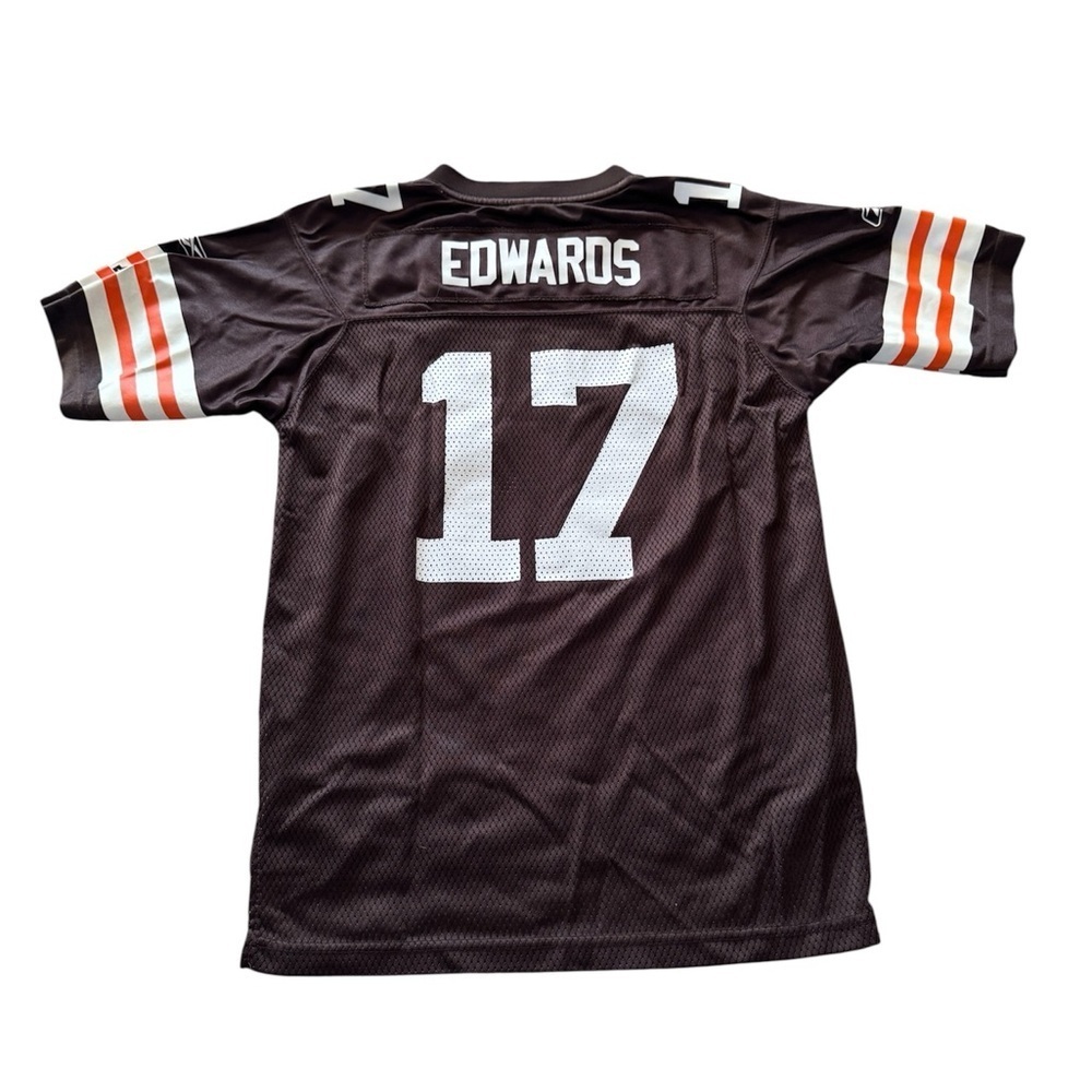 Vintage Reebok Cleveland Browns Braylon Edwards #17 Youth L (14-16) NFL Jersey